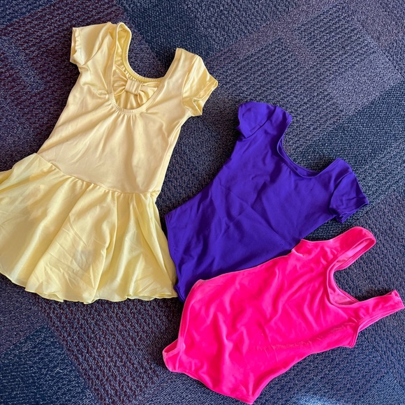 Assorted kids dance leotards, size kids medium, ballet tap jazz class - Picture 3 of 7